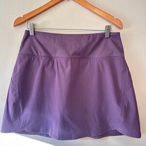 Marika Activewear Skort- Quikdri- Hidden Shorts- Plum- Large- Sports - Beach